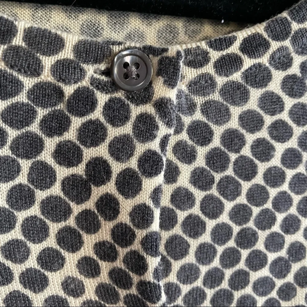J. CREW🖤 Dot Cardigan Sweater